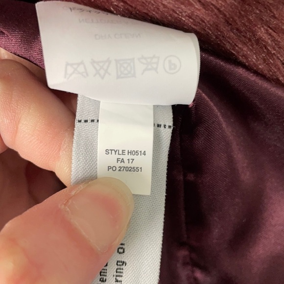 J Crew Burgundy Faux Fur Vest - Picture 7 of 9